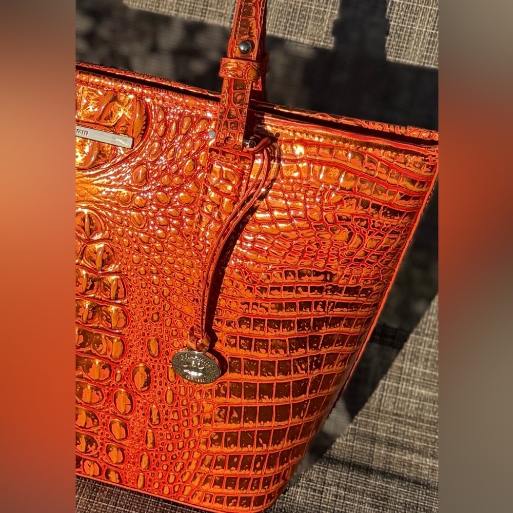 NWT Brahmin ORANGE POTION Medium Asher - Hard to find PRICE FIRM - Picture 14 of 16